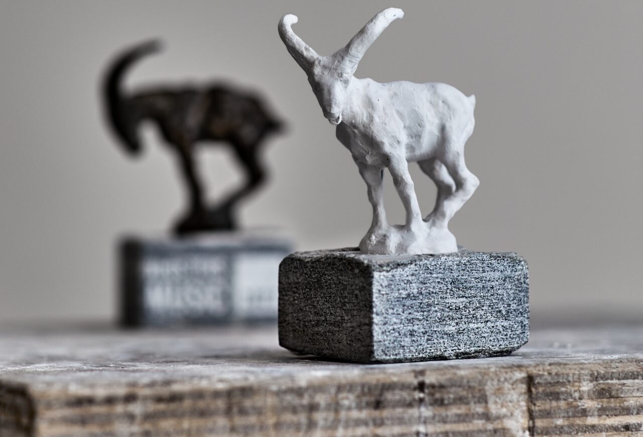 plaster model, ibex sculpture edition 2023, © Atelier Bolt