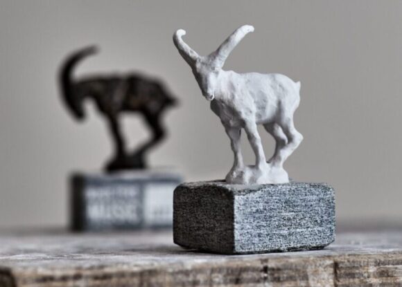 Gipsmodell, Steinbock Skulptur Edition 2023, © Atelier Bolt